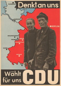 CDU valgplakat fra 1953. Copyright: Konrad-Adenauer-Stiftung 